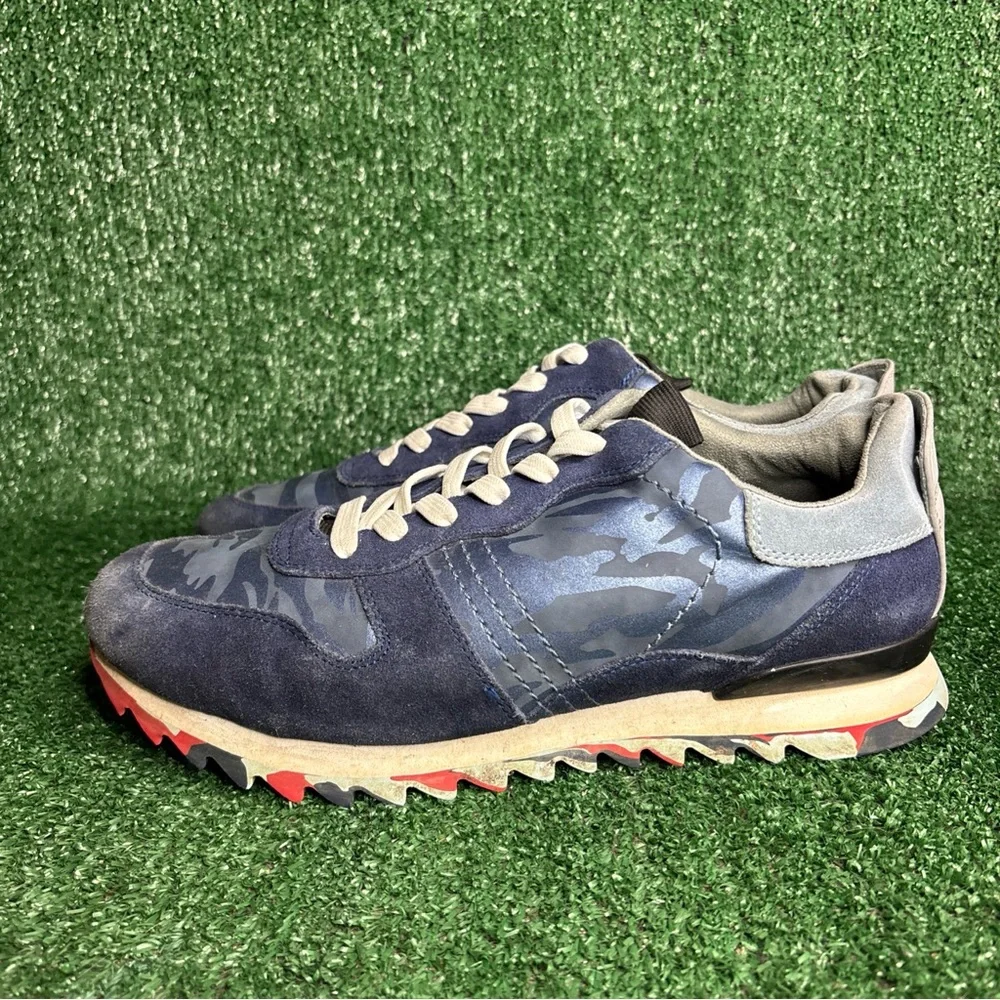 Karl Lagerfeld Men's Blue Came‎ Runner Sneakers Size 11